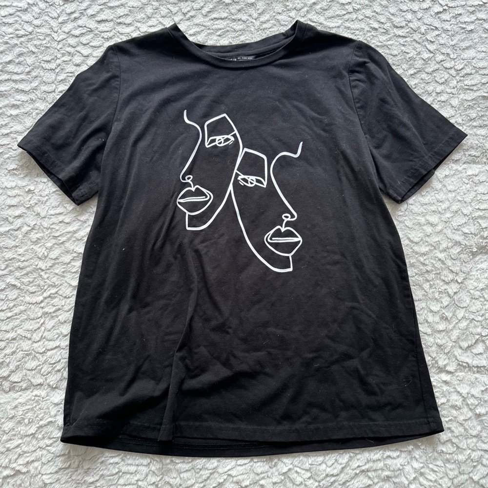 Black Graphic Tee